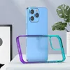 1.5MM Double Colors Gradient Acrylic Phone Cases For Samsung Galaxy A10 A20 A30 A50 A30S A50S A10S A20S A52 A72 Transparent Clear TPU Shockproof Mobile Back Cover D1