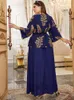 Платья плюс размеры женщины большой макси 2022 шикарная элегантная рубашка с длинным рукавом мусульманская индейка вечеринка вечернее фестиваль одежда одежда