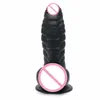 7 "Realistisk stor storlek silikon dildo sug kopp man g anal fitta kvinnlig av onanerar penis vuxna sexiga leksaker för kvinnor