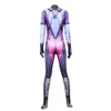 Halloween Widowmaker Cosplay Kostuum Dames Vrouwelijke Meisjes Pak Zentai Superhero Bodysuit Volwassenen / Kinderen