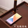 Floor Lamps Wooden Drawer With Wireless Charging Function Bedroom Beside Lamp Sofa Side Led Standing Lights Interior DecorationFloor