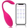 Nya appkontroll äggvibratorer vibrerande kegelbollar vaginal vibrator g spot clitoris stimulator par flirt sexiga leksaker för kvinnor