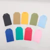 total 9 colors chest card holder Lanyard with neck strap display card eco-friendly material washable kraft paper staff employees ID tag storage case Badge