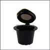 Autres ustensiles de cuisine Cuisine Salle à manger Bar Maison Jardin Nouveau Filtre à café réutilisable rechargeable Compatible Nespresso Capsules souples Paniers A