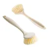 Multifonction Pratique Pratique Ustensile De Cuisine Brosse De Nettoyage À Long manche Accroché Pot Brosses De Lavage Outils Ménagers