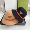 Été élégant chapeau formel Designer Luxury Classic Cascs Mens Mens Womens Resort Beach Vacation Sunhat Bucket Bucket 4 Colors High Quality Cap