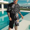 est T-shirt set för män 3D-tryck Coola herrkläder Outfits Casual Beach Shorts Kostym Street Träningsoverall 2-delat set 220615