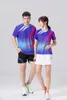 Herrspårar Män tennis T Shirts Sport Shorts Boy Qucik Dry Badminton Clothes Set Set Table Running Kirtsmen's Men's Mens's