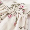 Diseñador de moda Niños Niña Vestidos con estampado de flores Ropa para niños Princesa Sin mangas Vestido vintage Bebé Fiesta de bodas de verano Vestido completo