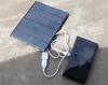 6V 3.5W Solar Power Panel Laddare USB OTG Portable Solar Laddare Enhet Mobile Sol Panel Power Bank Källa för telefon Utomhus Universal