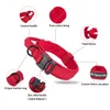 Pet Dog Collar Leash Set Nylon Material Hållbart reflekterande Tactical Training Large 220610