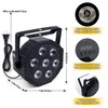 Par Light 7x LED RGB Stage Party Light 7in1 Spotlight With Remote Control246U2727