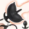 Uppblåsbar analplugg Big Dilator Expansion Sexyy Toys For Men Prostate Massage G Spot Stimulator Women Pussy Opener