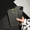 Shockproof Armor Matte phone Cases For iPhone 14 13 12 11 Pro Max XR XS X 7 8 Plus SE Mini Luxury Silicone Bumper Clear Hard PC Cover
