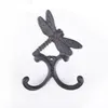 Animal Cast Iron Hooks Wall Decoration Elephant Sun Butterfly Dragonfly Modeling Hook Door Hanger DH4887