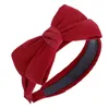 Big Bow Hairband Ayxtr 2019 Inverno Veludo Bandas de Cabelo De Camurça Acessórios De Cabelo Knotted Para Meninas Mulheres Ampla Headband AA220323