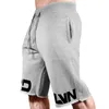 Men Cotton Beach Shorts Bottoms Gyms Fitness Bodybuilding Man Casual Fashion Print Jogger Workout short Pants Sweatpants 220318