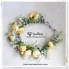 CC Garland Wreath Crown Hairbands 100% Handmade Wedding Hair Accessories For Women Bridal Bridesmaids Girls Seaside Rose mq046 0615