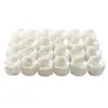Strings 36PCs Flickering Flameless LED Tea Light Dipped Wax Dripped Tear Battery Operate Candle Lamp F/Wedding Xmas Home Party Bar DecorLED
