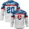 22 Juraj Slafkovsky Hockey Jersey TPS Naiset Turun Palloseura Jersey Liiga Jerseys