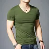 Tops Men T -shirt Fitness T -shirts Heren V Hals Man T -shirt voor mannelijke t -shirts M4XL Plue -maat B0667 220526