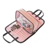 Hhyukimi Nieuwe Kleur Bijpassende PVC Cosmetische Zak Twee Stuk Make Organizer Reizen Draagbare Cosmetica Opbergtas 220611