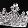 Женировочные науки Crystal Queen king Tiaras и Crowns Bridal Pageant Diadem головки орнамент свадьбы свадебные драгоценные изделия Аксессуары CL0191