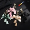 Keychains nummer 5 Camellia Bag Pendant For Woman Luxury Jewelry Bow Car Keyring Bowknot Pearl DecorationKeychains Emel22