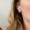 Elegant och utsökt Opal Petal Circle Stud Örhängen för Kvinna 2020 Nya Classic Smycken Luxury Party Girl's
