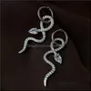 Hoop Hie Earrings Jewelry Korean Version Of Personality Net Red Temperament 2021 New Trendy Snake Female Women Earring Drop Delivery Hgzdx