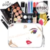 POPFEEL All In One Makeup Set (Eyeshadow, Ligloss, Lipstick, Brushes, Eyebrow, Concealer) Cosmetic Bag Eye Shadow Kit 220421