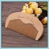 Other Housekee Organization Home Garden Customized Logo Pocket Hair Beard Comb Peach Wood Fine Tooth Care Styling Tool Anti Static Premium