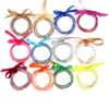 5 pièces/ensemble nœud papillon paillettes bracelets fête filles tous temps pile Silicone plastique paillettes gelée Bracelet BBB14739