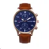 2022 Kwarcowe zegarki Men Business Mens Watch Luksusowy prosty wodoodporny sport