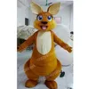 Halloween canguru mascote figurino de desenho anime personagem de anime tem tamanho de adultos de natal carnaval festa de aniversário fora de roupa ao ar livre
