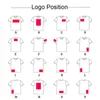 Персонализированные футболки с индивидуальной печатью текста или изображений. Хлопок DIY ПРЕМИУМ плотностью 180 г/м2, размеры от XS до 5XL Lanmaocat 76000 Белый 220609