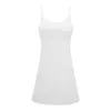 LU-77 Women Stretchy Tennis Golf Dresses Sexy Sleeveless Yoga Clothing Fitness Sports Badminton Skirt Running Dancing Volleyball S277U