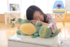 Süße kleine Dinosaurier Plüsch Spielzeuggirlpuppe Schlaftkissen Puppen Kindertag Geburtstagsgeschenk für Mädchen