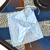 طباعة بيكيني مثلث ملابس السباحة النساء الرسن ملابس النساء تنورة 3 قطع مجموعة أنيقة ثوب السباحة ملابس الشاطئ Biquini 220527