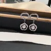 Creolen-Ohrringe von Luxurys Desingers, hohe Qualität, extravagant, baumelnd, Ohrschlaufe, Schmuck für Damen, klassischer Designer-Silber-Buchstabe, elegante Damen-Ohrstecker, Großhandel, gut, schön