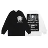 Men's T-Shirts Long Sleeve T Shirts Men Gothic Letter Printed Hip Hop Oversized T-shirt 2022 Spring Fashion Mens Streetwear Top Tee