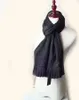 Fashion Winter LOGOMANIA SHINE Cashmere Scarf Women and Men Two Side Black Red Silk Wool Blanket Scarfs Pashmina Scarves and Shawl198Z