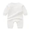 Fashion newborn baby Rompers designer Infant boys girls onesies print pure cotton long sleeve jumpsuits kids clothing