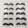 False Eyelashes 25mm Fluffy Messy 3D Lashes Full Volume Dramatic Long Thick Mink Bulk WholesaleFalse Harv22