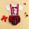 Mababy 0-24M de Natal nascida Roupa de meninos de meninos