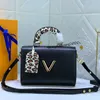 Designer Luxurys designer handbag 50362 Shoulder bags High quality classic Epi grained leather diagonal bag Wild at Heart series T297q