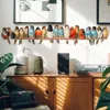Creative coloré oiseau stickers muraux salon canapé fond décoration papier peint pour décor à la maison enfants chambre Art Stickers autocollant 220727