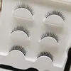 3 Pairs Magnetic Eyelash Set Self-Adhesive Eyeliner Tweezers Clips