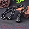 Anhänger Halsketten 8mm Perle Feng Shui Geschenk Obsidian Pixiu Halskette für Mann und Frauen handgemachte gute Glück Amulett SchmuckAnhänger