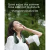 New Neck-Mounted Fan Portable Cooling Fan USB No Blade 360-Degree Neck-Mounted Fan Surround Air Outlet 4000mAh Rechargeable FanDHL Fast shipment